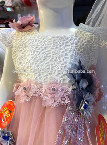 Vestido de fiesta para niñas, ropa de encaje en 3 colores - Product Image 5