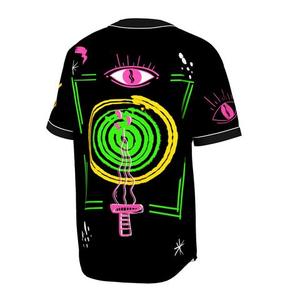 Latest Most Demanding Men 55% Polyester 45% Cotton Customized Design Custom Sublimation Breathable Printed <b>Baseball</b> Jerseys - Product Image 4