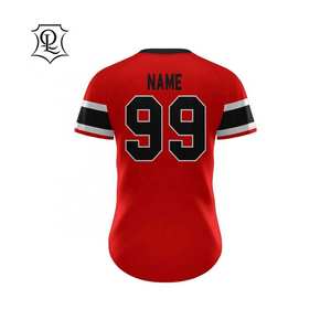 Printed logo oem women sportswear baseball jersey for your own designs - Product Image 6