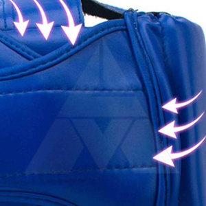 Pakistán hizo 100% cuero Kick Boxing Head Guard para jóvenes Boxeo y Karate-Colores personalizables y tamaños Servicio OEM disponible - Product Image 3