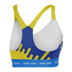 Soutien-gorge de sport personnalisé pour yoga, soutien-gorge sexy croisé, dos croisé, gilet de yoga, épaule dénudée - Product Image 2