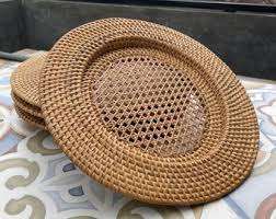 Vajilla de ratán pintada a mano ecológica al por mayor para restaurantes de Vietnam - Product Image 6