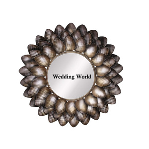 Proveedor de espejo de pared de Metal de primera calidad hecho a mano contemporáneo diseño personalizable personalizado al por mayor espejo montado en la pared - Product Image 3