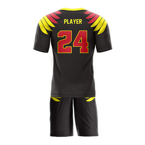 Maillot d'équipe de football avec drapeau personnalisé sublimé, ensemble d'uniformes de l'équipe de football avec logo personnalisé - Product Image 2