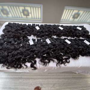 มัดผมมนุษย์ผมคนแท้จากธรรมชาติผมคนอินเดียแท้ผม100% ถักเปีย - Product Image 1