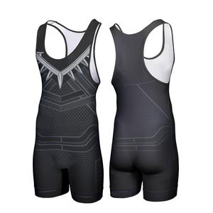 Custom Design Your Own Wrestling Singlet <b>Chenille</b> Embroidery Fully Dye Sublimation Printing Logo Unisex Adult Stretch Quick Dry - Product Image 1
