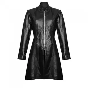 womans Steampunk Leather Coat New Style Plus Size Cheap Wholesale Women Winter Quilted Jackets for Ladies Clothing Waterproof