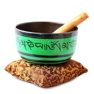Cuenco de yoga para meditación y curación por resonancia con Mazo, gran oferta, cuenco tibetano para cantar y meditación de yoga para sonido de la India - Product Image 3