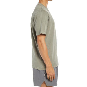 T-shirt pour homme à col rond, 100% coton satiné, manches longues, respirant, séchage rapide, écologique, personnalisable, imprimable par sublimation - Product Image 2