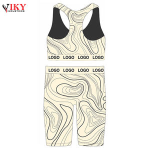 Nueva gran oferta de ropa deportiva para mujer Allover Printed Yoga Wear Sport Bra y Short Set Suit - Product Image 5