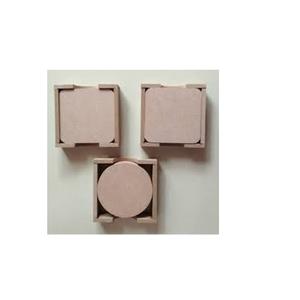 Sous-verre en MDF et support rond en liège, support en Mdf, impression de Logo personnalisé, sous-verre en MDF pour tasse de café et de thé à usage manuel - Product Image 3