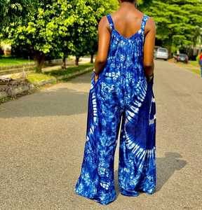 Mono sin mangas de una pieza para mujer, mono colorido, Tie Dye, gran oferta - Product Image 3