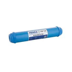 Cartucho de água alcalino, cartucho de filtro de água de plástico grande, azul, competitivo