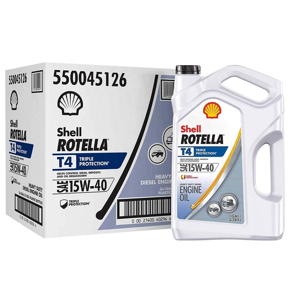 Shell Rotella T4 Triple Protection 15W-40 Diesel Motor Oil – 1 Quart – New