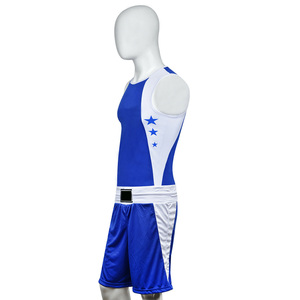 Enfants Fitness Kickboxing Satin Suit Shirt et Vest Top avec Short pour MMA & Boxe Training - Product Image 5