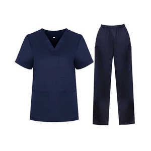 Uniforme médico personalizado para enfermera, traje de enfermería elástico para Hospital, elegante, desechable, personalizado - Product Image 6