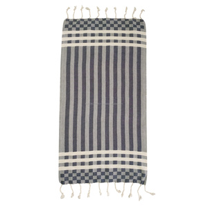 Peshkir Baklava Peshtemal ผ้าเช็ดมือตุรกีขนาด45X90ซม. สีดำขายดีที่สุด - Product Image 6