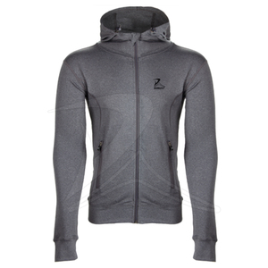Sudadera con capucha de algodón prémium de alto gramaje para hombre, con cremallera, forro polar, ecológica, con logotipo personalizado, método de tejido de punto, anti-bolitas, transpirable - Product Image 6