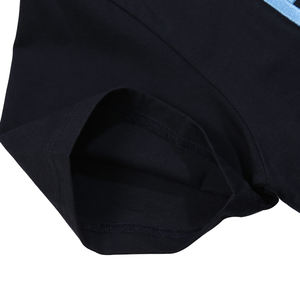 Mens Gradient Color Embroidered Casual Short Sleeve T-<b>Shirt</b> - Product Image 6