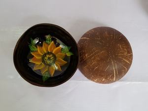 Bols en noix de coco polis multicolores écologiques et minimalistes, design nouveau et abordable pour la vaisselle de cuisine à domicile, Vietnam - Product Image 5