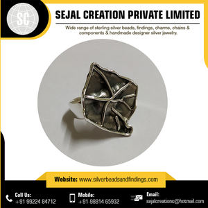 Anillos tribales de Ley 925 en plata antigua para bodas y aniversarios con ajuste de barra - Product Image 3