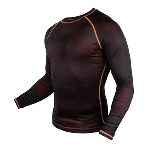 <b>Men</b> Rash Guard Lightweight Performance <b>Top</b> Soft Stretch Material Breathable Comfortable Flexible Sportswear Perfect For <b>Swimming</b> - Product Image 3
