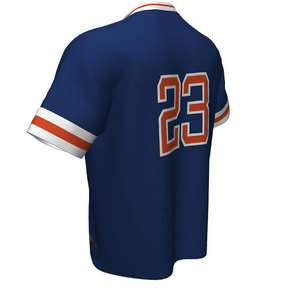 Uniforme de baseball américain personnalisé en maille polyester pour hommes et femmes - Product Image 4