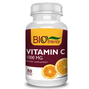 도매 비타민 C 1000 캡슐은 면역 체계를 개선하는 데 도움이됩니다. 개인 상표 면역 부스터 건강 보조 식품. 미국 OEM 제품