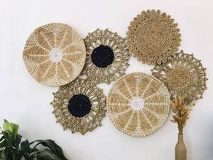 Natural Fiber Wall <b>Hanging</b> Plate for Coastal Home Decor Resort Villas and Cafe Decoration Vietnam - Product Image 2