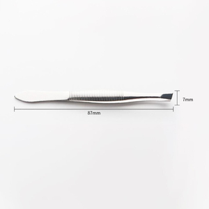 Alicates de acero inoxidable para cejas, pinzas para cejas, punta plana/oblicuo, Punta inclinada para mujer, herramienta de maquillaje - Product Image 6