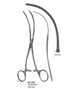 De-Bakey Atraumata Steel Manual Reusable Peripheral Vascular <b>Clamps</b> 190mm - Product Image 1