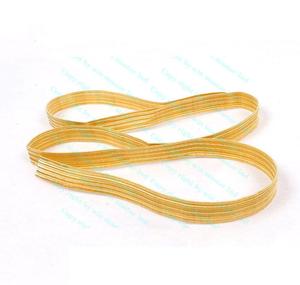 Ribete de encaje metálico de 2.5 cm de ancho para uniformes, trenza ceremonial, dorado, cómodo para vestir. - Product Image 6