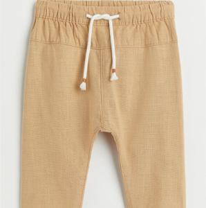 100% coton enfants pantalon solide couleur taille élastiquée bébé enfants pantalon pantalon de garçon pour enfants - Product Image 1