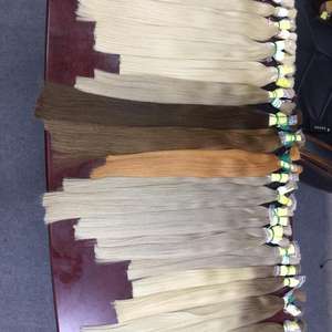 ผมแท้ธรรมชาติแบบเวอร์จิ้นเรมี่ สีธรรมชาติจากกัมพูชา ยี่ห้อไอวีโก้ น้ำหนัก 100 กรัม แบบมัด  สามารถฟอกสีได้ทุกสี ขายส่ง - Product Image 1