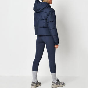 Dernier modèle Parka d'hiver longue matelassée pour femme Veste matelassée chaude à capuche pour femme - Product Image 6