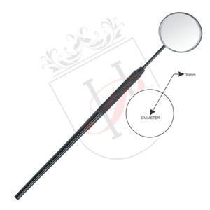 กระจกต่อขนตาทรงกลมสีดำขนาดเส้นผ่าศูนย์กลาง30มม.,กระจกขนตาพร้อมด้ามจับสแตนเลสฉลากส่วนตัว - Product Image 2