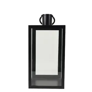 Daily Use Iron Christmas Lantern Hanging Black <b>Mirror</b> Luxury Home Decoration - Product Image 4