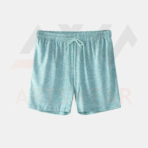 Vêtements de sport pour hommes, ensemble short d'été 100% coton polyester t-shirt décontracté avec short deux pièces uni ras du cou t-shirts ensembles 2022 - Product Image 4