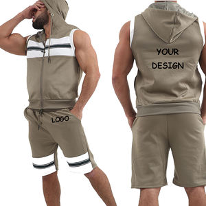 <b>Men's</b> Plus Size Casual Summer Running Tracksuit with Solid Pattern Eco-Friendly T-Shirts and <b>Shorts</b> - Product Image 1