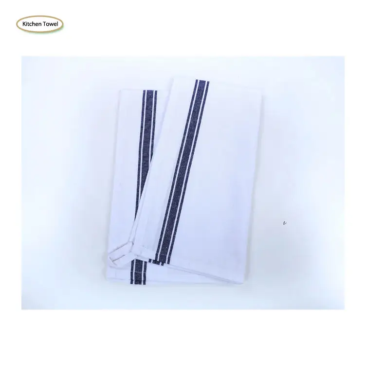 Global Exporter of Genuine Quality 100% Organic Vintage Stripes Cotton Kitchen Towels tea towels for sublimation