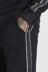 Sudaderas de Otoño e Invierno para mujer, chándales para hombre, chándales bordados de lana personalizados para hombre, traje de moda informal de color sólido - Product Image 3