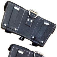 Exigence personnalisée 100% accessoires de chasse en plein air en cuir véritable réglable K98 Triple pochette accessoires
