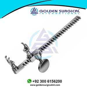 Écarteur et contrainteur de côtes Sellors pour thoracotomie avec lames pivotantes, instruments de chirurgie cardiaque - Product Image 5