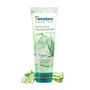 Himalaya-Moisturizing aloe vera face wash-cools&softens dry skin,bulk face wash supplier India.