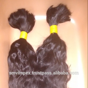วิกผมมนุษย์ Hair.100 % ยังไม่ได้แปรรูปทางใต้ของอินเดียขายร้อนวัดผมดิบไม่มีการประนีประนอมคุณภาพและเหาฟรี - Product Image 2
