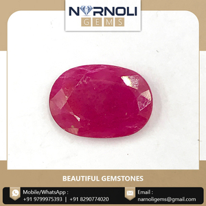 Gemas de rubí de corte ovalado Natural, gran oferta - Product Image 3