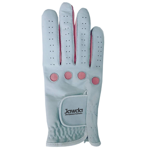 Dernier modèle de gants de golf OEM couleur personnalisée pour gaucher avec cabretta en cuir respirant et léger pour le sport - Product Image 2