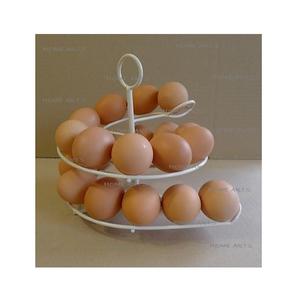 Estante de huevos de cocina de color negro de hierro hecho a mano forma y tamaño personalizados estante de huevos con calidad superior al precio más barato - Product Image 2