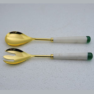 ที่ดีที่สุดของหินหินอ่อนและเรซินใสแบนและสแตนเลสสลัดเซิร์ฟเวอร์เครื่องครัว - Product Image 4