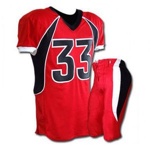 Venta al por mayor Durable Cómodo Jóvenes Aparejos Sarga Uniformes de Fútbol Americano Bordado Transpirable Jerseys Impreso Fútbol - Product Image 2